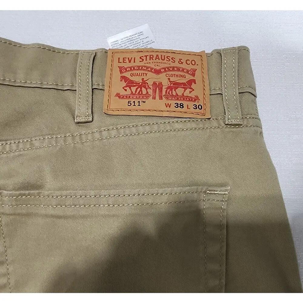 Levi's 511 slim sit below the waist slim throughout 38''x30'' men pants